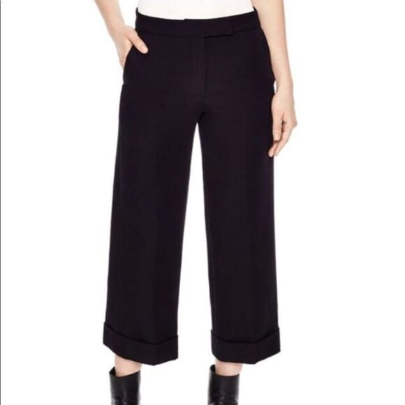 Sandro Paris Aresky Cuffed Culottes SZ 40 (US L) - Picture 1 of 8